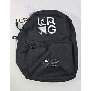NWT LRG Lifted Research Group Lifecycle Backpack - Black/White